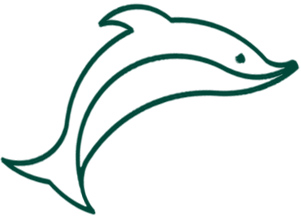 אייקון דולפין ירוק