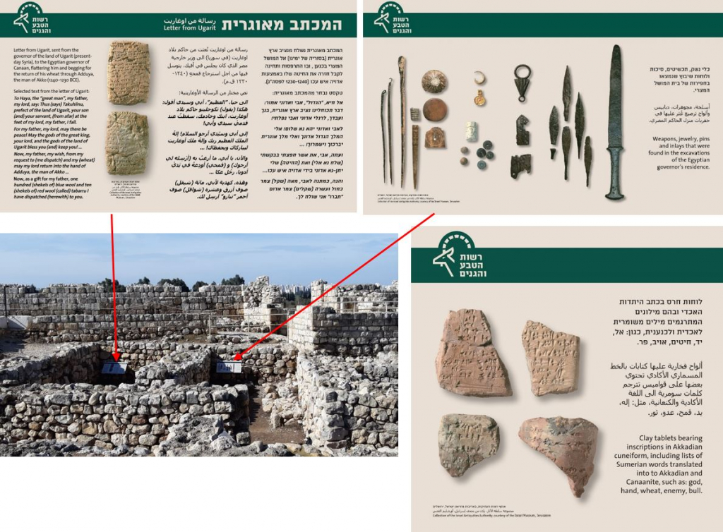 פלייר 2הארמון הכנעני בתל אפק