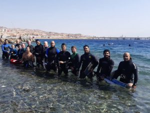 אנשי היחידה הימית של רשות הטבע והגנים