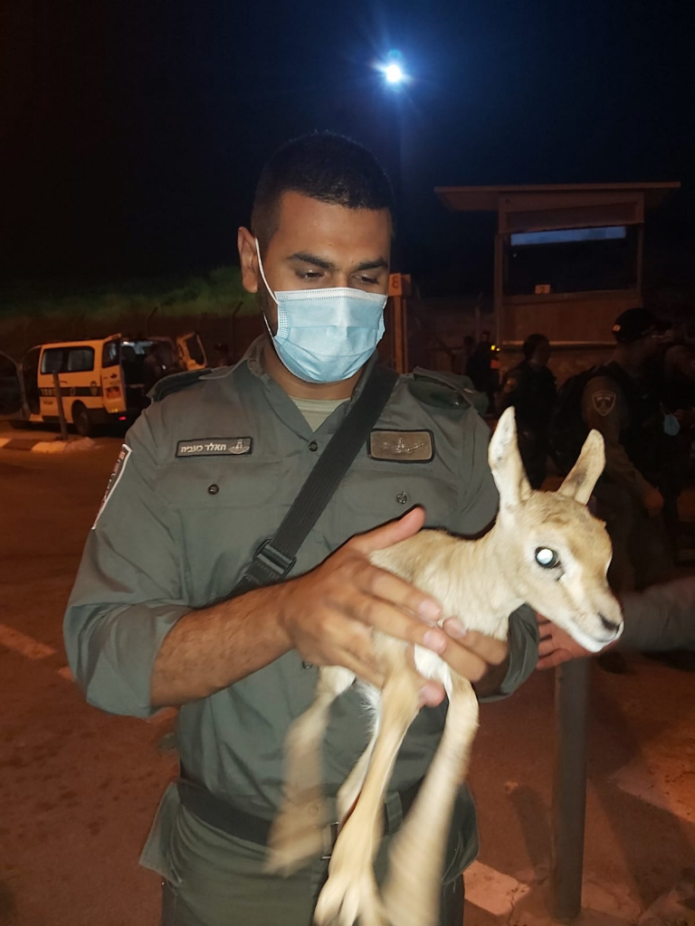 שוטר משמר הגבול מציל עופר