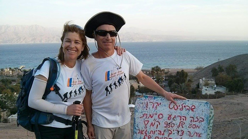 דרור כרמלי בסיום שביל ישראל