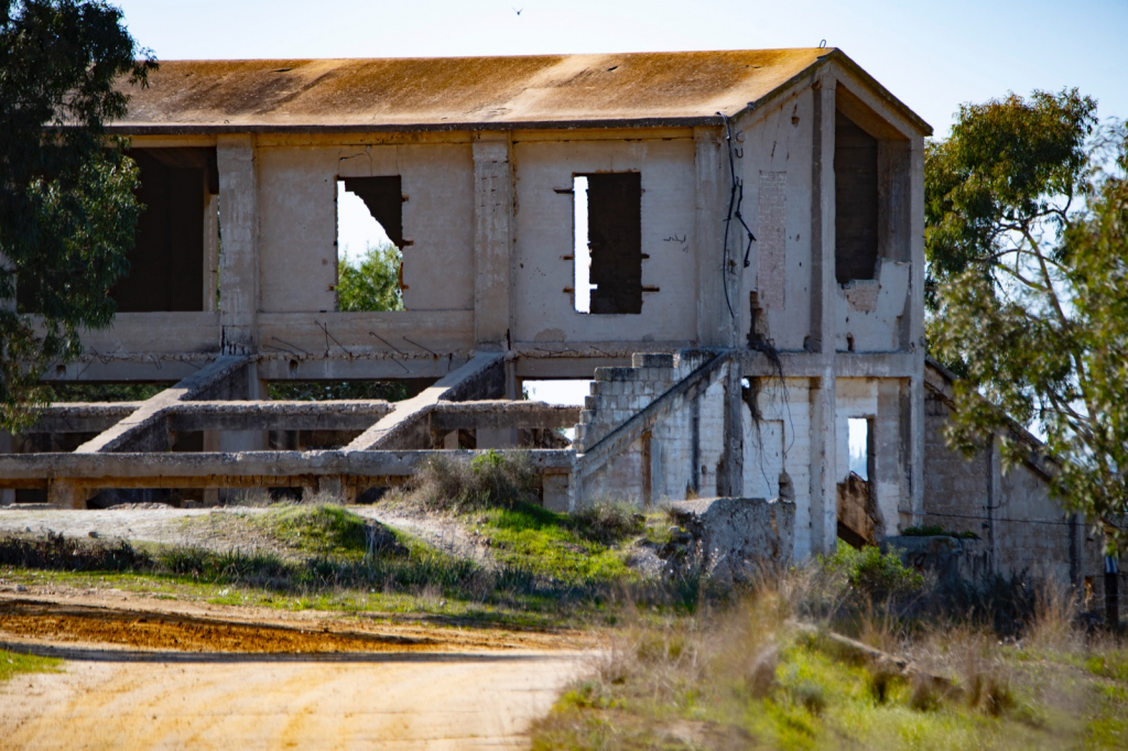 מכרות הגופרית בשמורת בתרונות בארי. צילום: אייל בריברם