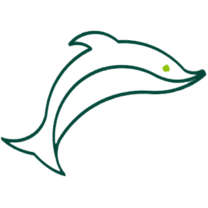 אייקון דולפין שקוף