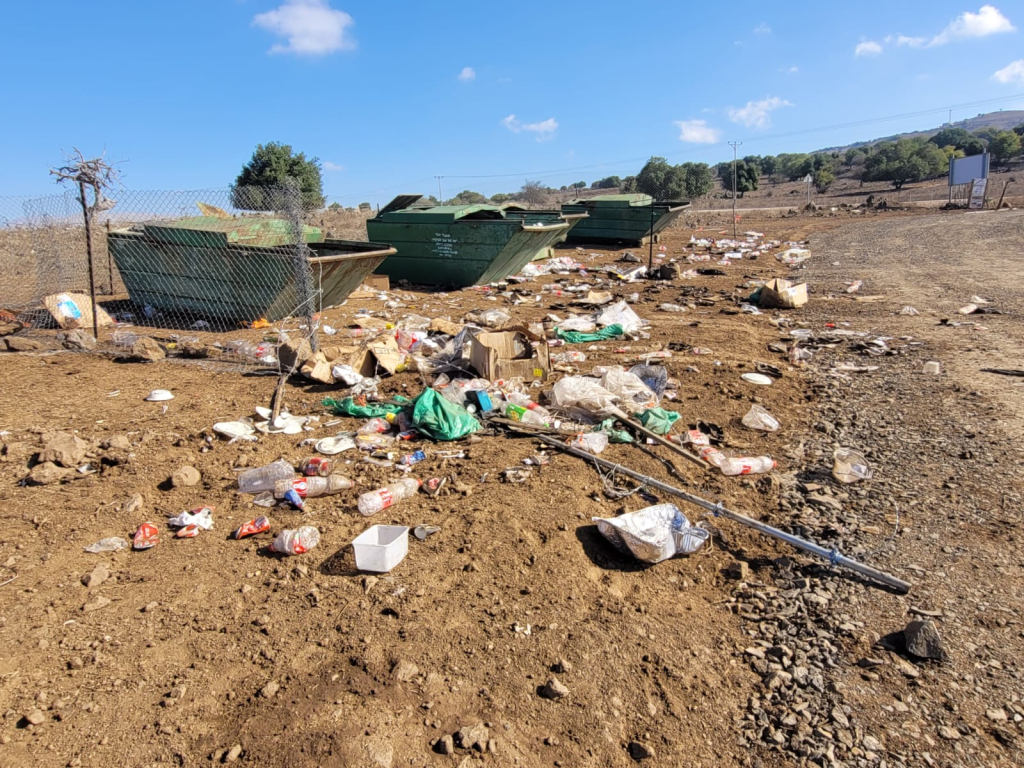 אשפה, נזקי מלחמה בגליל העליון